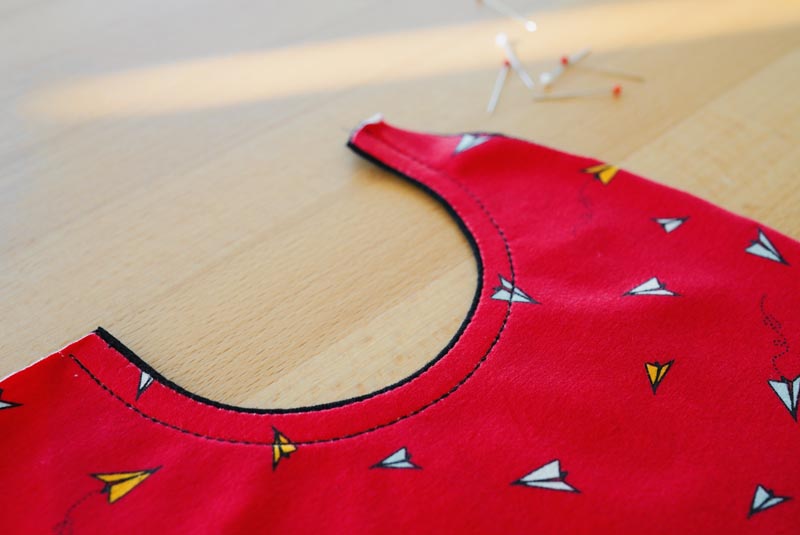 Návod jak ušít jednoduchou sukni s kapsami - příprava kulatých kapes