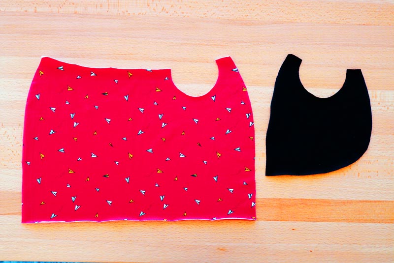 Návod jak ušít jednoduchou sukni s kapsami - příprava kulatých kapes