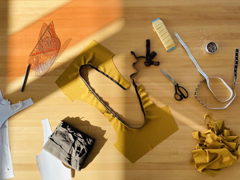 Návod jak ušít jednoduchý podprsenkový top