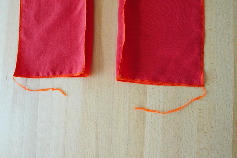 Střih a návod jak ušít jednoduché dámské kalhoty do nápletu - šití krokového švu