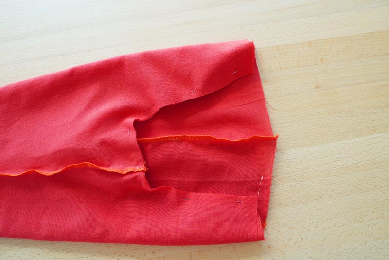 Střih a návod jak ušít jednoduché dámské kalhoty do nápletu - šití sedového švu