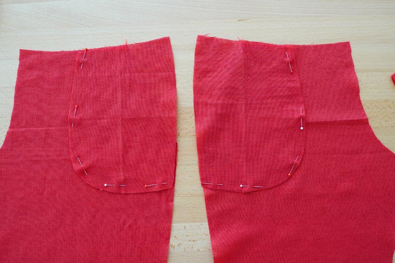 Střih a návod jak ušít jednoduché dámské kalhoty do nápletu - jak ušít boční kapsu
