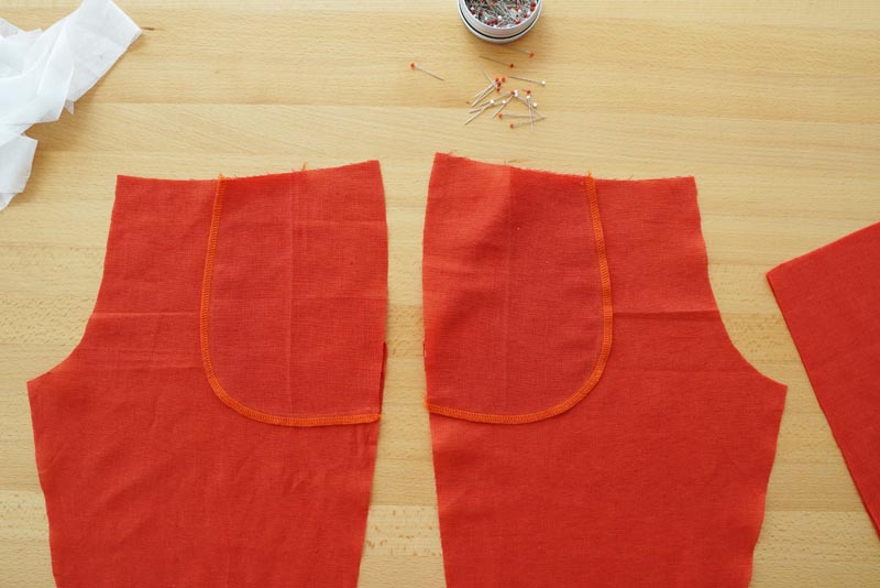 Střih a návod jak ušít jednoduché dámské kalhoty do nápletu - jak ušít boční kapsu