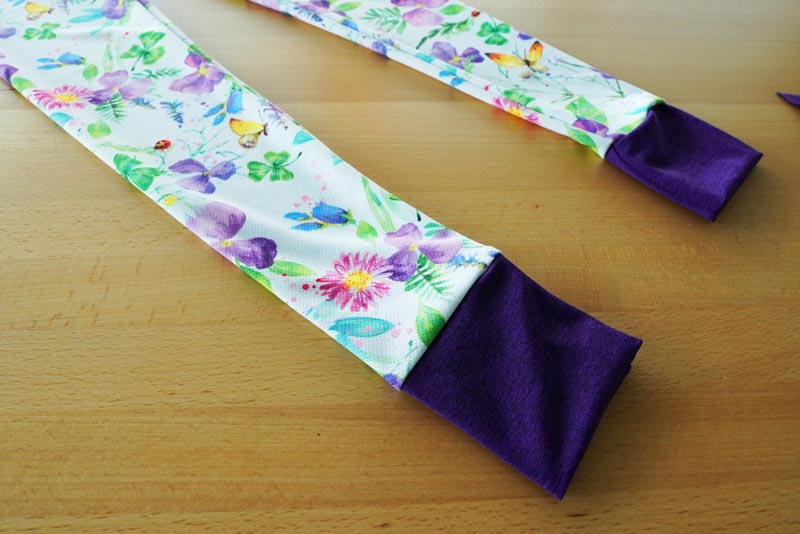 Střih na dětské sportovní legíny se sedlem YOGA + návod na šití