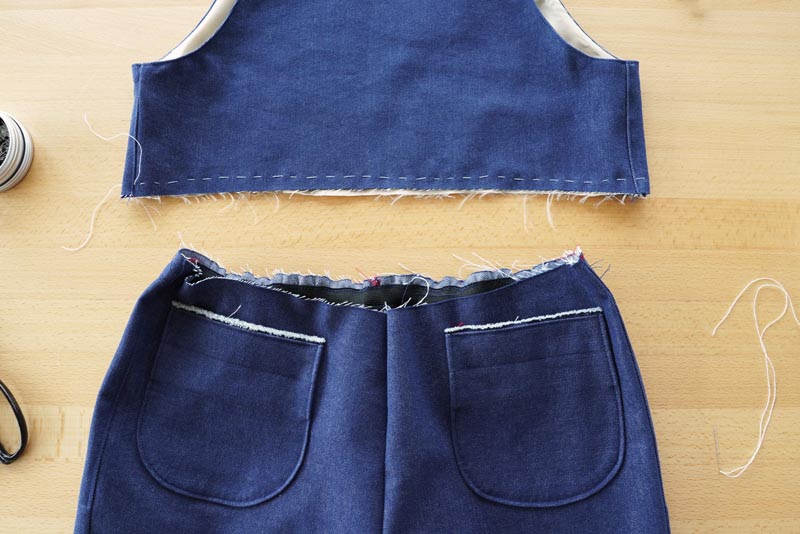 Jak ušít jednoduché lacláče - kapsy