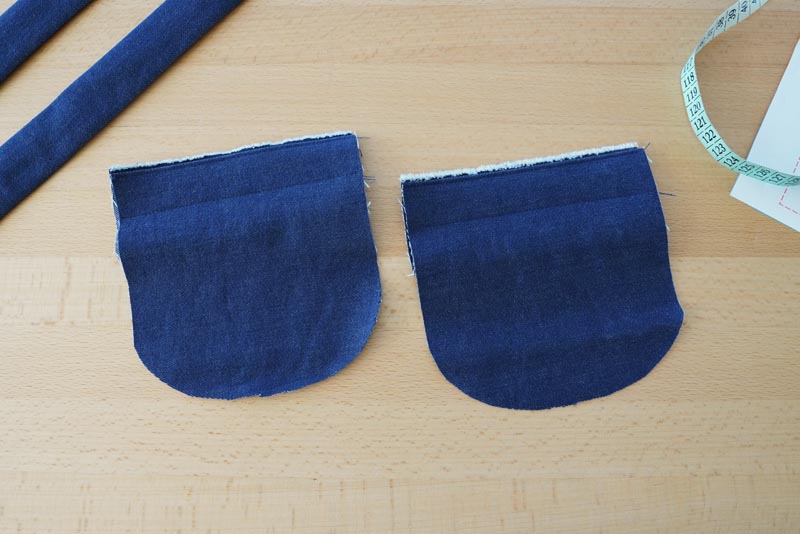 Nakládaná kapsa s ozdobným lemem - návod na šití