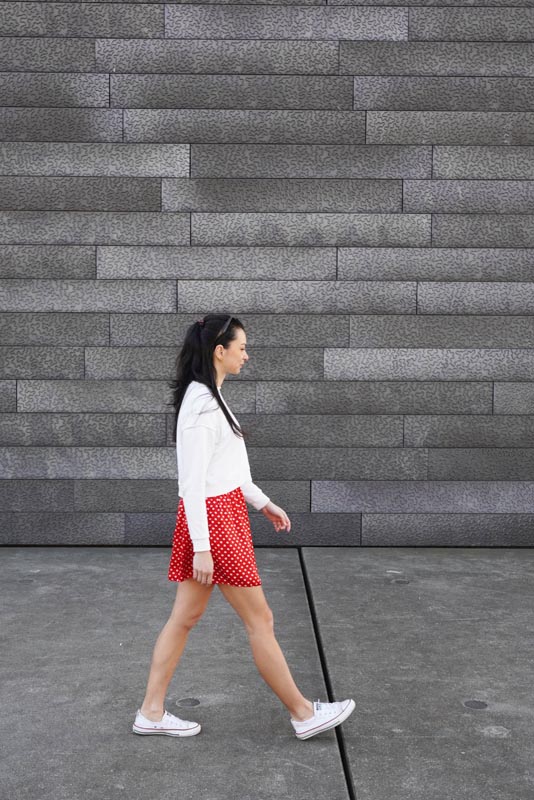 Jak ušít jednoduchou dámskou sukni bez střihu