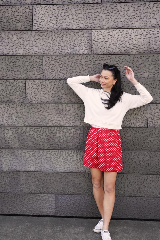 Jak ušít jednoduchou dámskou sukni bez střihu