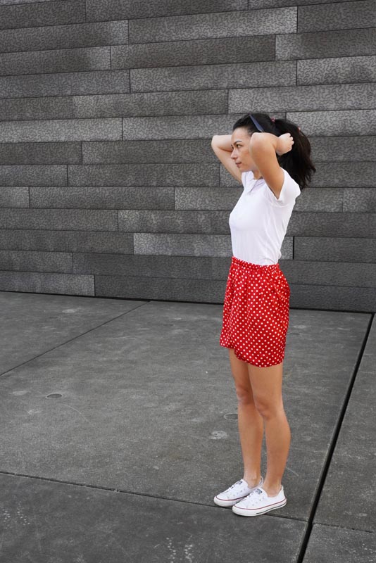 Jak ušít jednoduchou dámskou sukni bez střihu