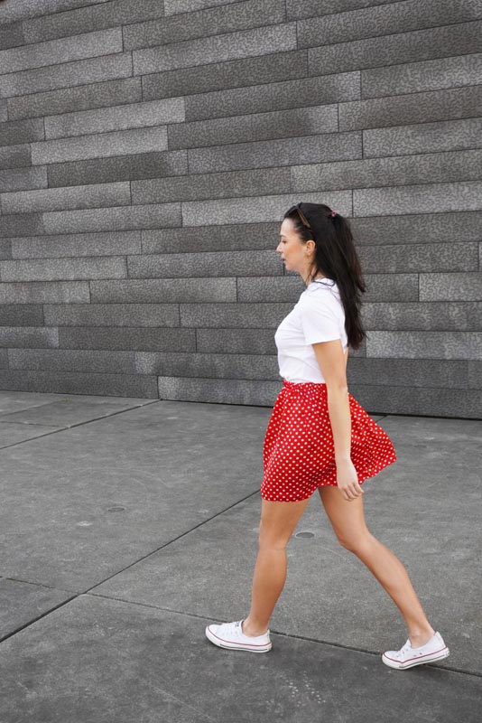 Jak ušít jednoduchou dámskou sukni bez střihu