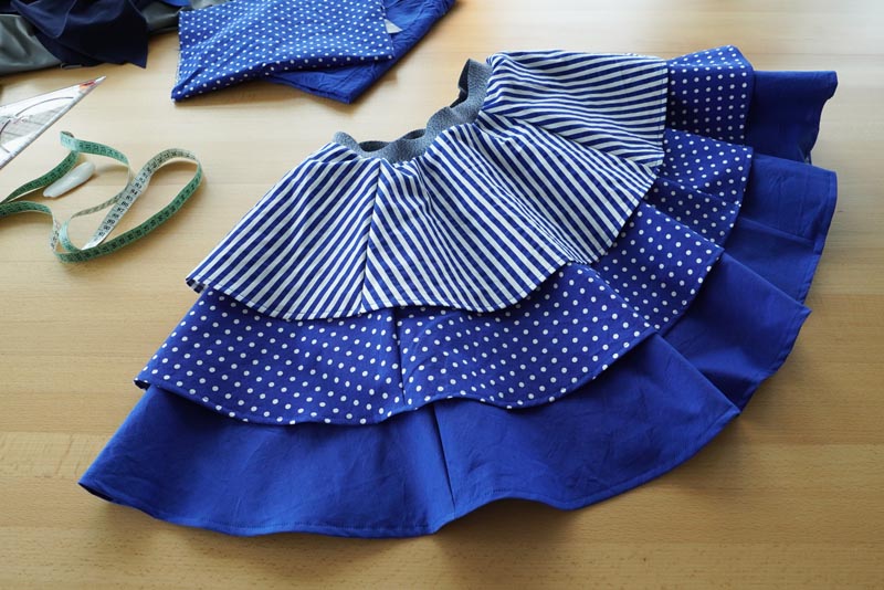 Jak ušít jednoduchou variabilní vrstvenou sukni