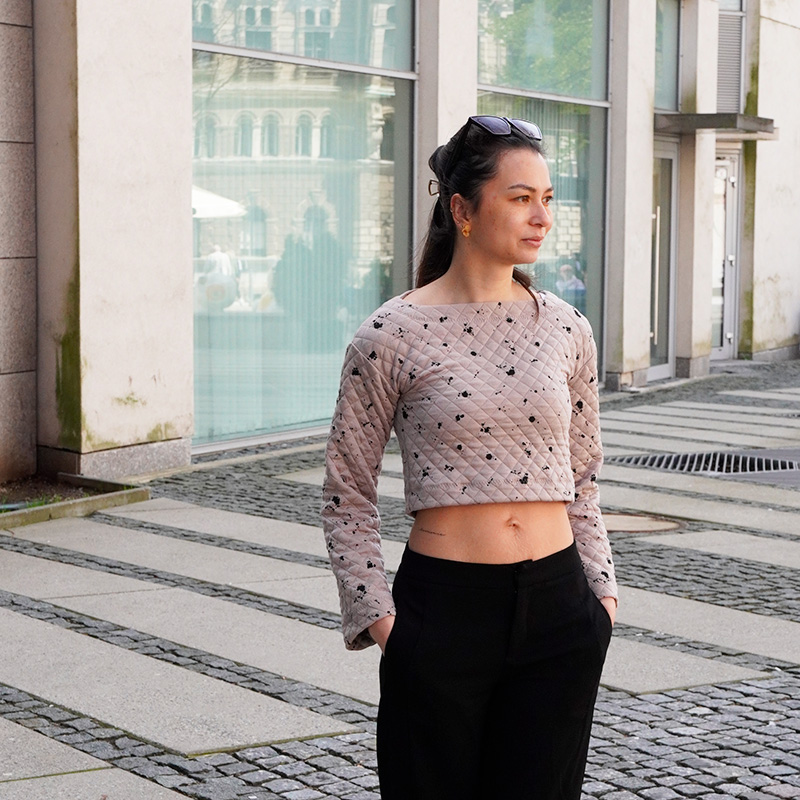 Střih na mikinu TO THE CITY