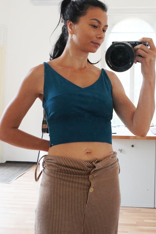 Jak ušít dámské maxišaty - zkouška