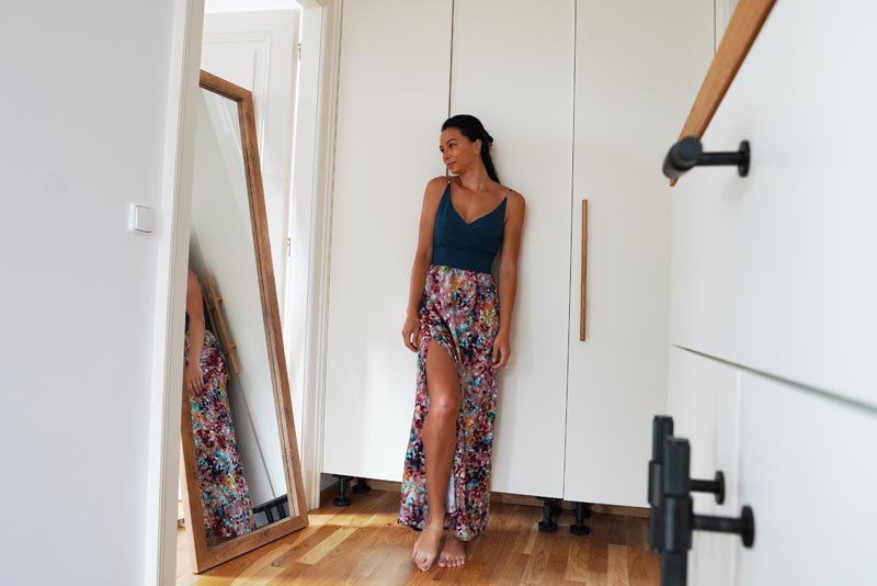 Jak ušít dámské maxišaty (+ střih ve velikostech 32-60)