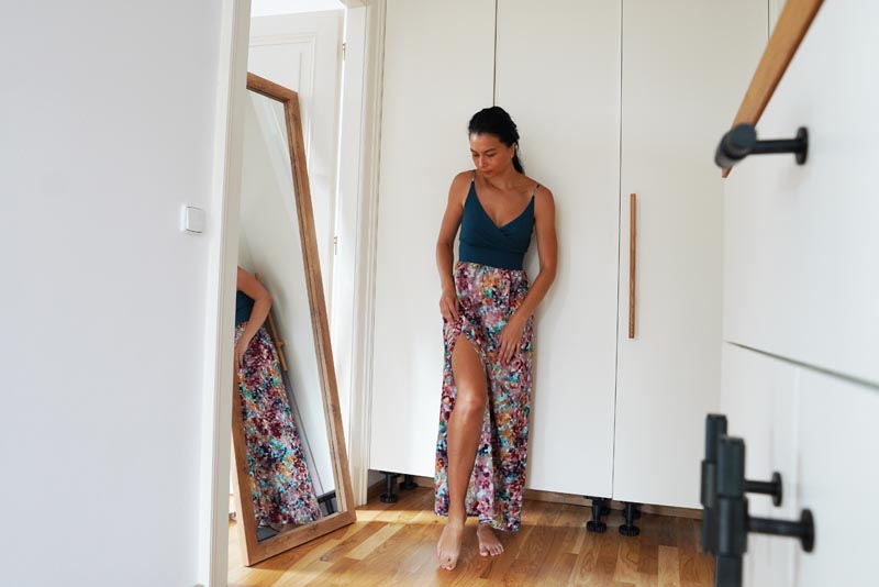 Jak ušít dámské maxišaty (+ střih ve velikostech 32-60)