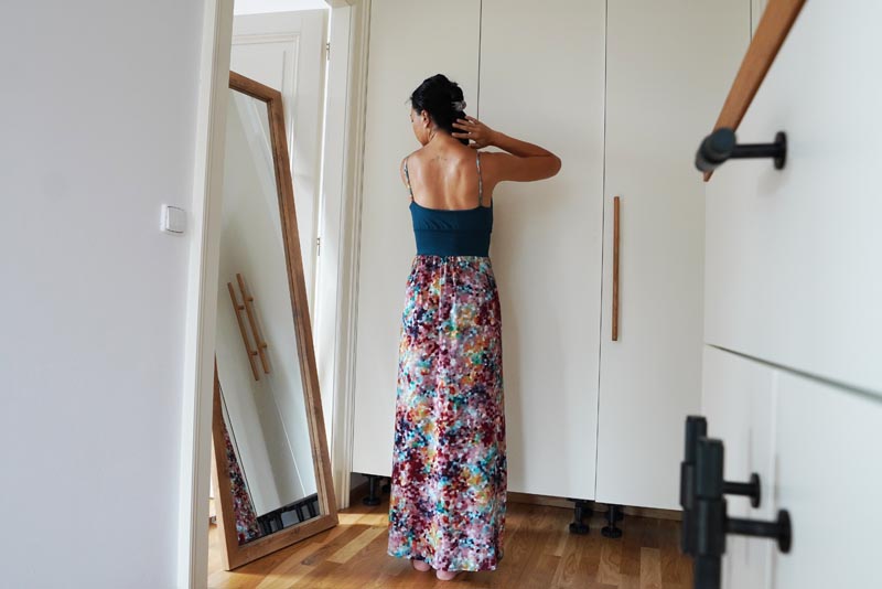 Jak ušít dámské maxišaty (+ střih ve velikostech 32-60)