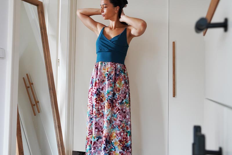 Jak ušít dámské maxišaty (+ střih ve velikostech 32-60)