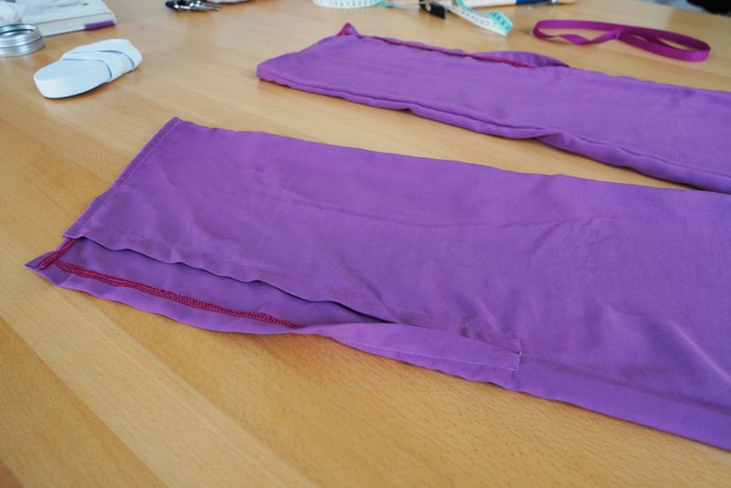 Jak ušít jednoduché dámské široké letní kalhoty s rozparkem
