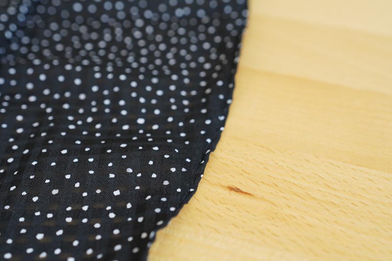 Střih na dámskou zavinovací sukni - návod jak ušít dámskou sukni - spodní lem (volán)