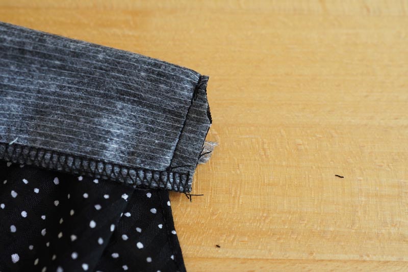 Střih na dámskou zavinovací sukni - návod jak ušít dámskou sukni - pásek