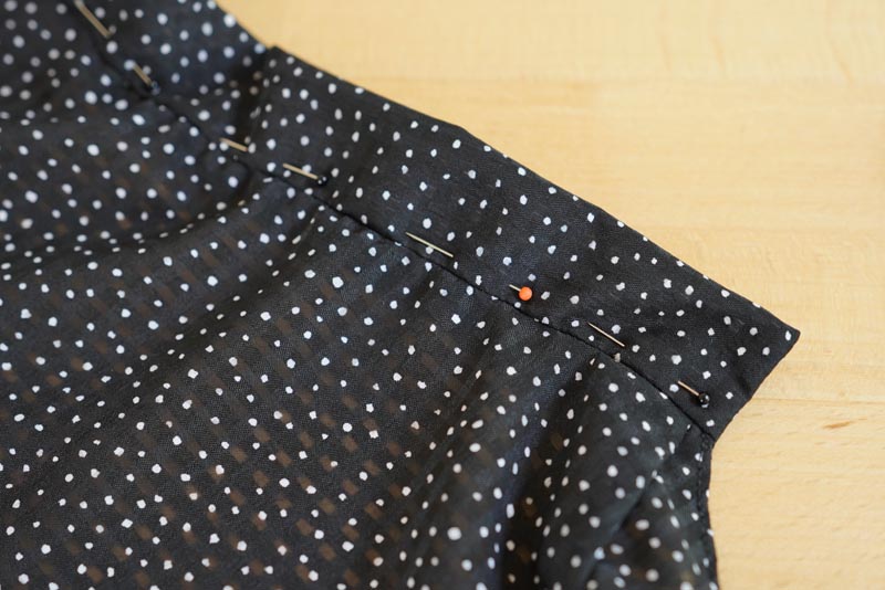 Střih na dámskou zavinovací sukni - návod jak ušít dámskou sukni - pásek