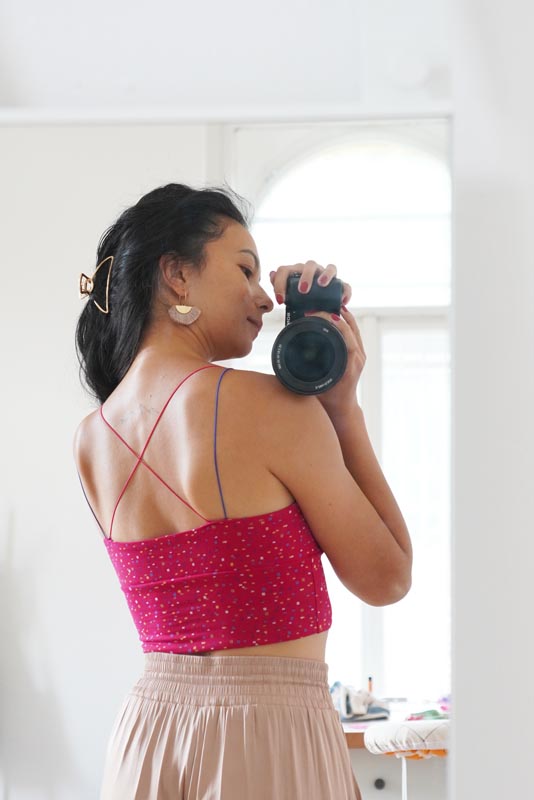 Jak ušít jednoduchý dámský podprsenkový crop top