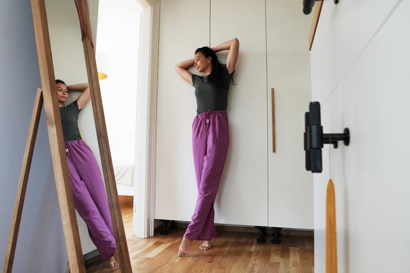 Jak ušít jednoduché dámské široké letní kalhoty s rozparkem (+ střih ve velikostech 32–60)