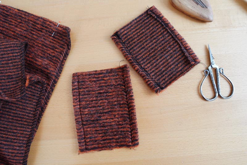 Střih a návod na dámské teplé pončo s límcem