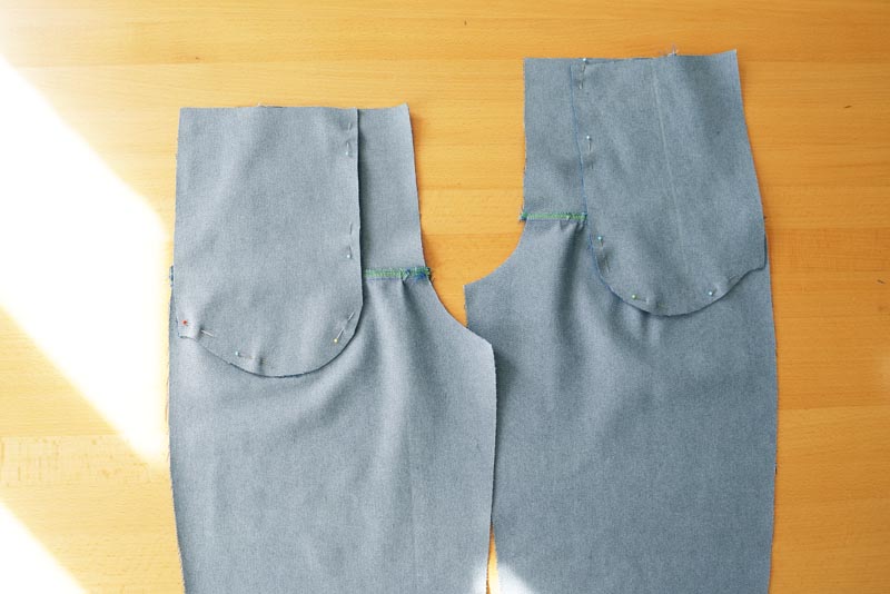 Dětský a dámský střih na kalhot + podrobný návod na šití balónových kalhot zdarma - kapsy