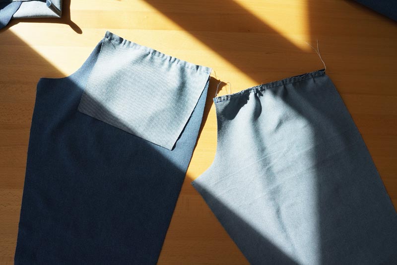 Dětský a dámský střih na kalhot + podrobný návod na šití balónových kalhot zdarma - sedlo v předním a zadním dílu