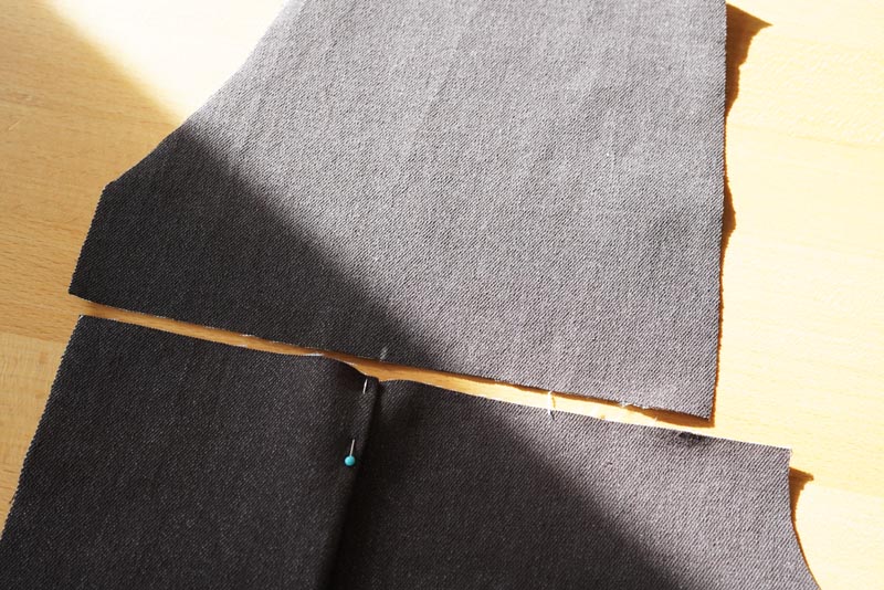 Jak ušít lehce balónové kalhoty s pasem do gumy - dámské nebo dětské, návod na šití zdarma - vytvoření záhybů