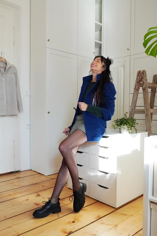 Střih a návod jak ušít jednoduchou dámskou vrchní košili