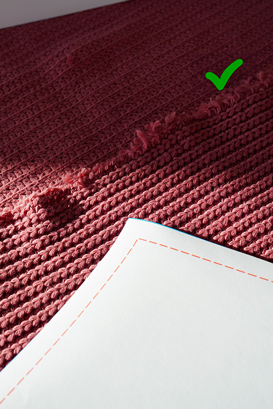 Jak šít z klasické svetroviny s většími oky, která vypadá jako ručně pletená