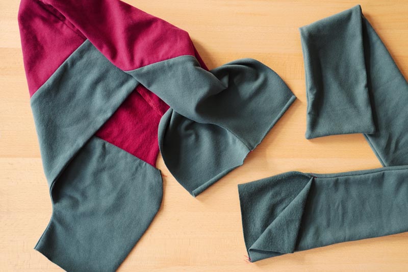 Jak ušít dámské šaty - vázanka (šála)