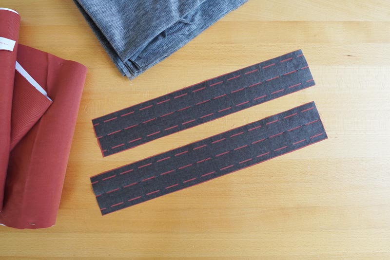 Jak ušít dámské volné kalhoty - výztuhy, vlizelín, pasovka a podžehlení