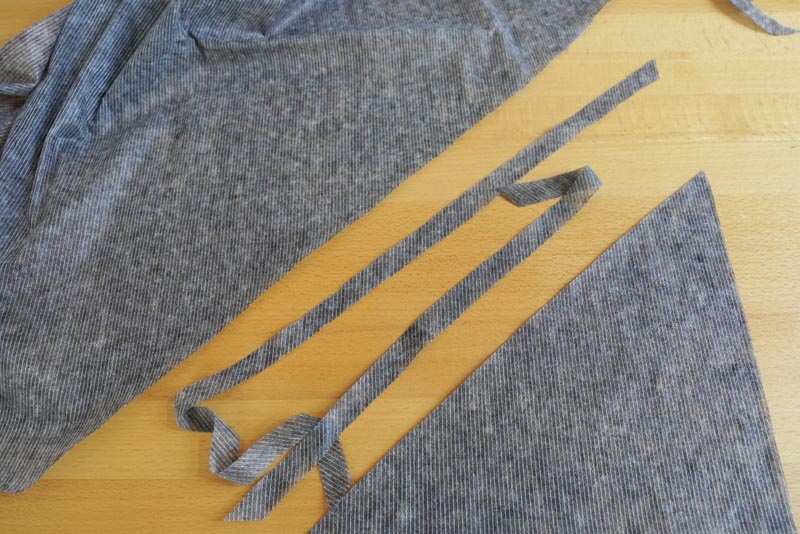 Jak ušít dámské volné kalhoty - výztuhy, vlizelín, pasovka a podžehlení