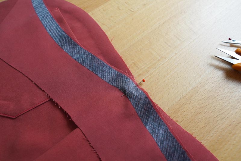 Jak ušít dámské volné kalhoty - zadní sedlo