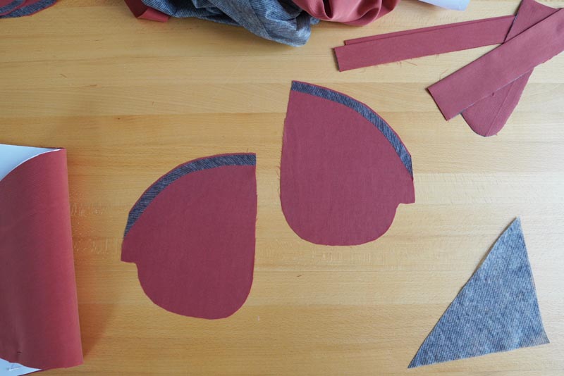 Jak ušít dámské volné kalhoty - výztuhy, vlizelín, pasovka a podžehlení