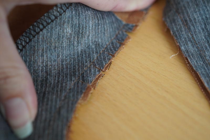 Střih na dámskou variabilní vestu - podsádka předního středu