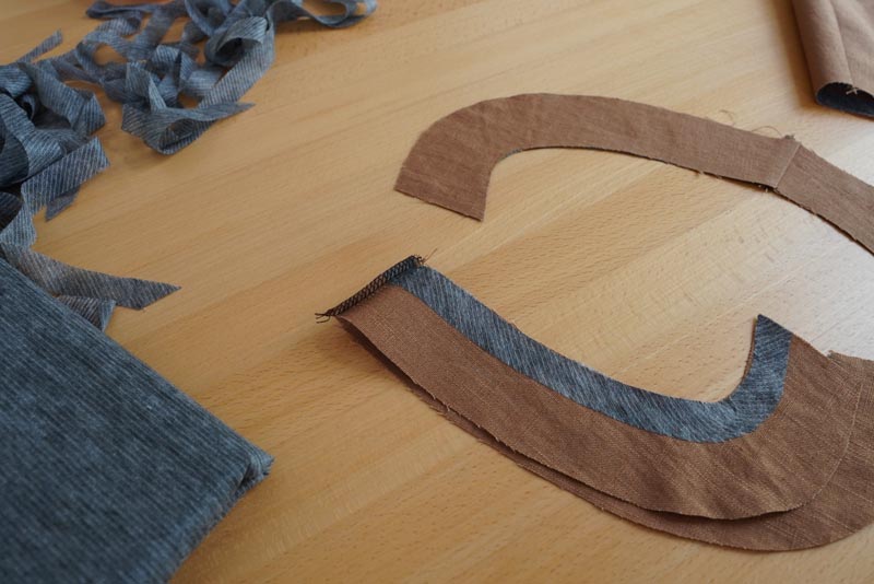 Střih na dámskou variabilní vestu - podsádky průramků