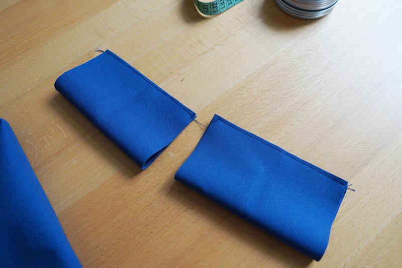 Střih a návod jak ušít dámské tričko se spadlými rukávy a průstřihy - manžety