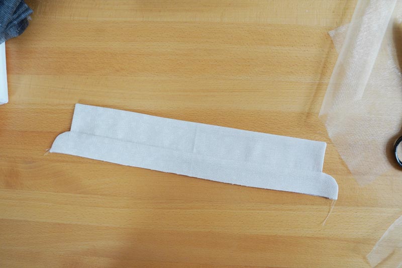 Střih na dámskou košili s klasickým límcem a krátkým rukávem + návod jak ušít košili - límec