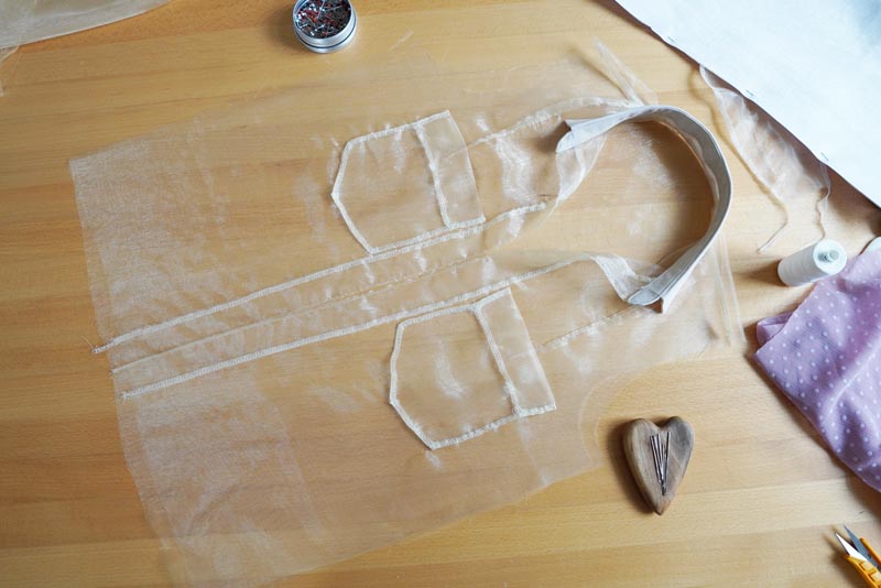 Střih na dámskou košili s klasickým límcem a krátkým rukávem + návod jak ušít košili - všití límce