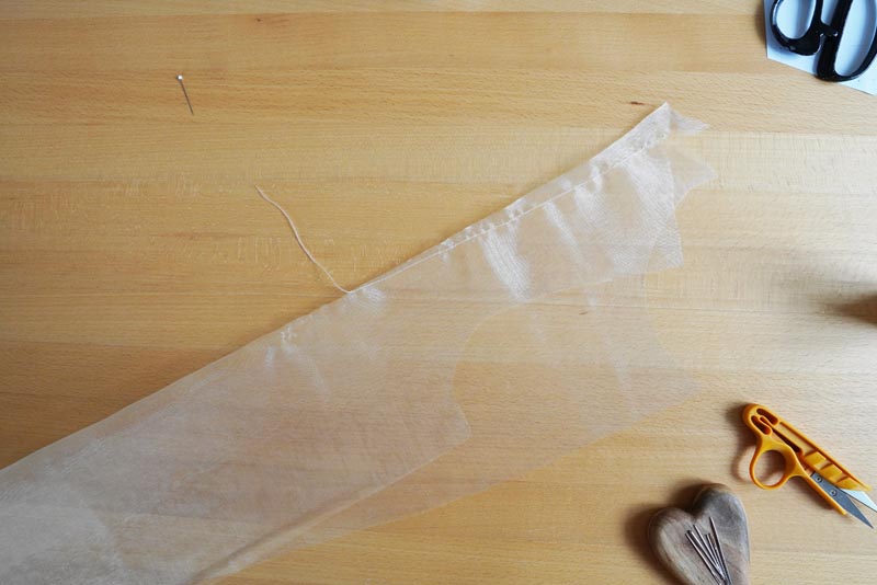 Střih na dámskou košili s klasickým límcem a krátkým rukávem + návod jak ušít košili - prsní záševky