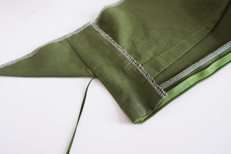 Sewing pattern for women's linen dress with spaghetti straps and exposed back LINEN - sewing the waist