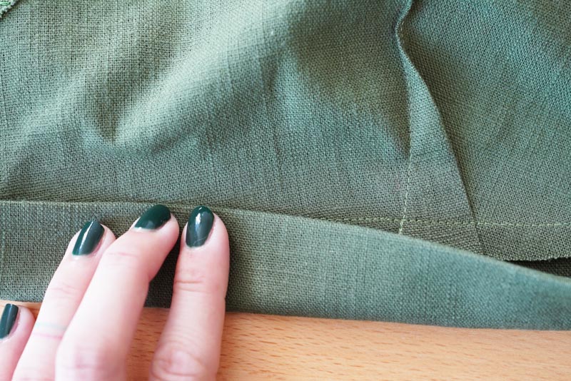 Návod jak ušít dámskou podprsenku - spodní lem