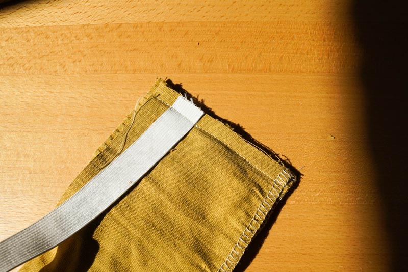 Jak se šije dámská manšestrová sukně (příprava pásku - pasového límce)