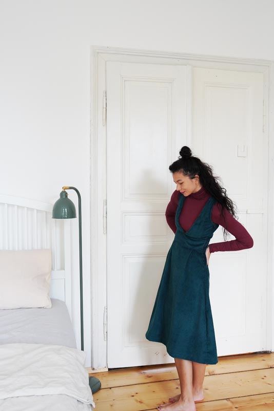 Návod na šití zdarma - dámské podzimní šaty (+ střih)