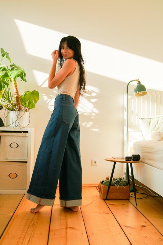 Jak ušít džíny + střih