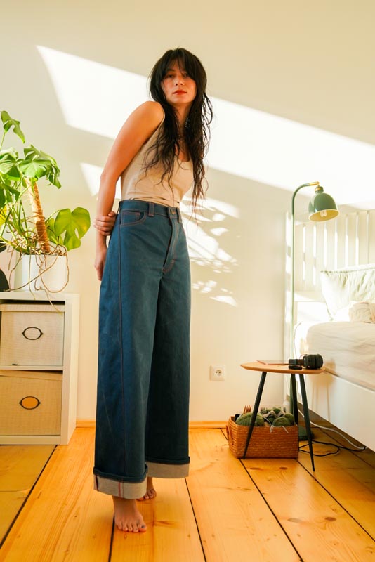 Jak ušít džíny + střih